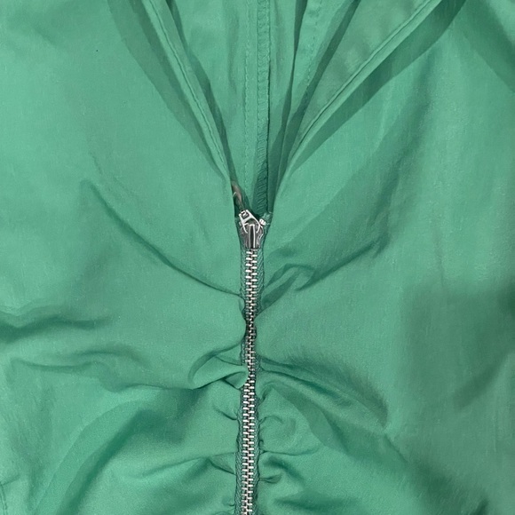Vintage green zip blouse - Picture 4 of 4